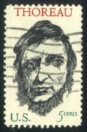 US #1327 Henry David Thoreau; Used