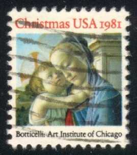 US #1939 Botticelli Madonna and Child; Used