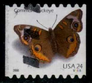 US #4002 Common Buckeye Butterfly PNC Single; Used