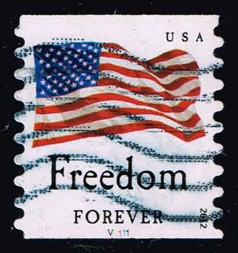 US #4631 Flag and Freedom PNC single; Used