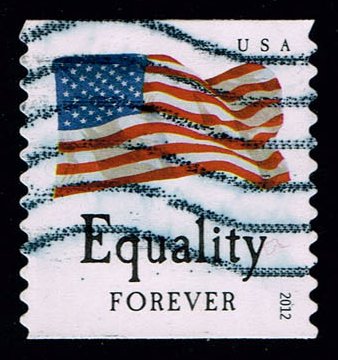 US #4637 Flag and "Equality"; Used