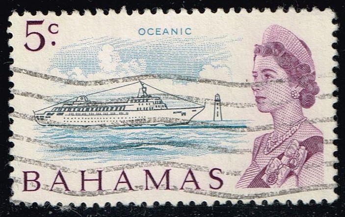 Bahamas #256 Liner "Oceanic"; Used