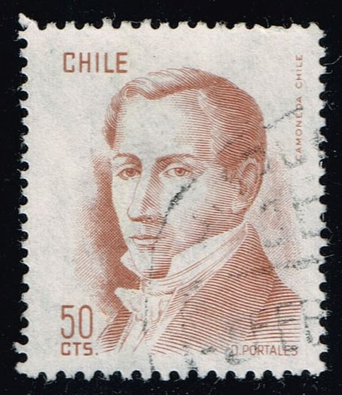 Chile #480 Diego Portales; Used