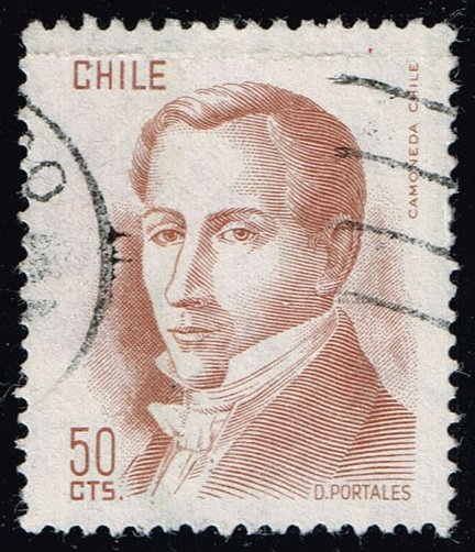 Chile #480 Diego Portales; Used