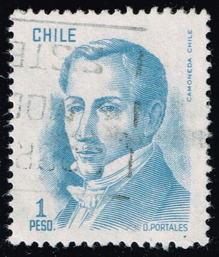 Chile #481 Diego Portales; Used