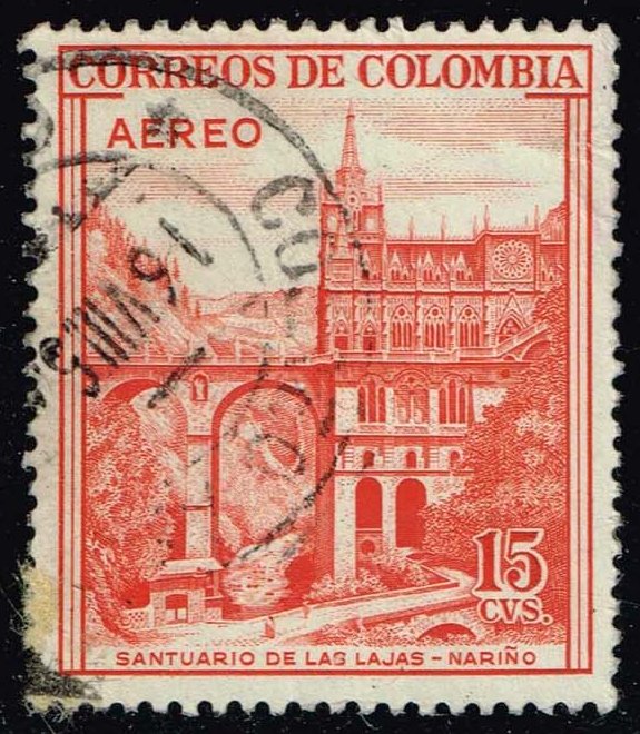 Colombia #C241 Las Lajas Shrine - Narino; Used
