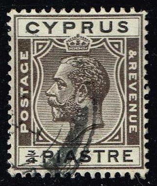 Cyprus #93 King George V; Used