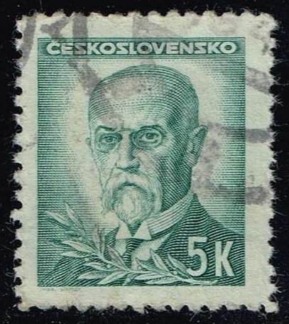 Czechoslovakia #298 President Masaryk; Used