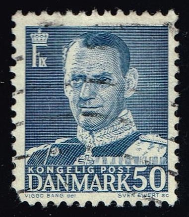 Denmark #324 King Frederik IX; Used