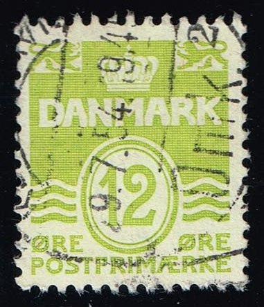 Denmark #333 Numeral; Used