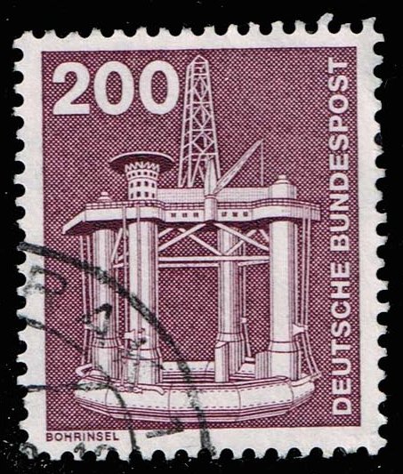 Germany #1188 Oil Drilling; Used