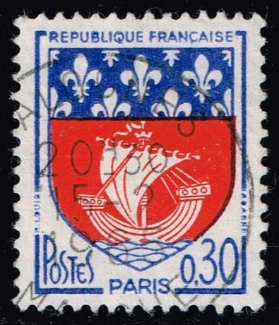 France #1905 Arms of Paris; Used