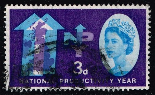 Great Britain #388 National Productivity Year; Used