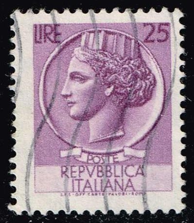 Italy #998G Italia from Syracusean Coin; Used