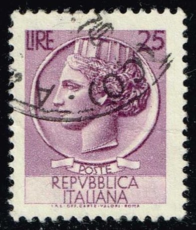 Italy #998G Italia from Syracusean Coin; Used