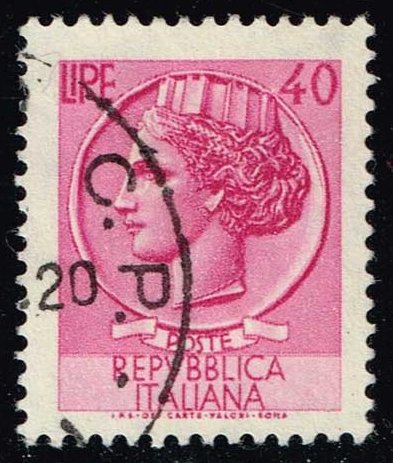 Italy #998I Italia from Syracusean Coin; Used