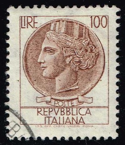 Italy #998P Italia from Syracusean Coin; Used