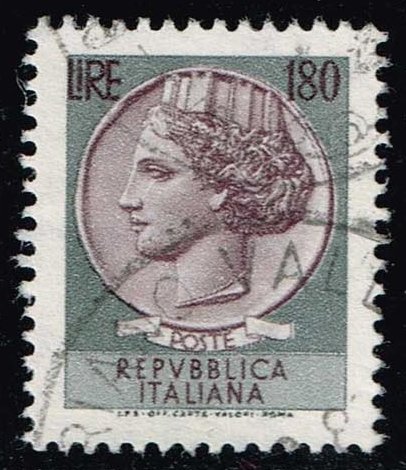 Italy #998T Italia from Syracusean Coin; Used