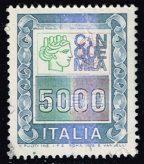 Italy #1295 Italia; Used