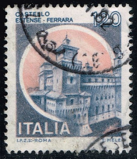 Italy #1416 Estense Castle; Used