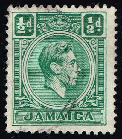 Jamaica #116 King George VI; Used