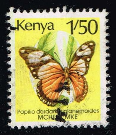 Kenya #430A Butterfly; Used