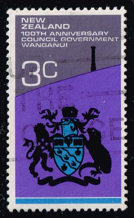 New Zealand #495 Cent. Of Council Govt; Used - Click Image to Close