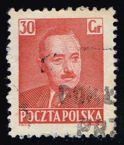 Poland #493A Pres. Boleslaw Bierut; Used