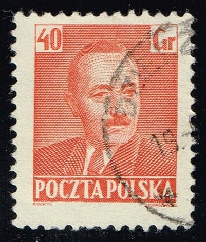 Poland #494 Pres. Boleslaw Bierut; CTO