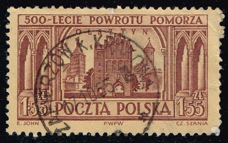Poland #643 Olsztyn; Used