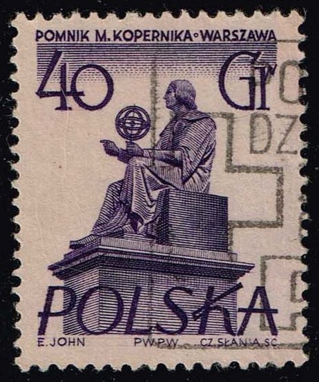 Poland #672 Nicolaus Copernicus; Used
