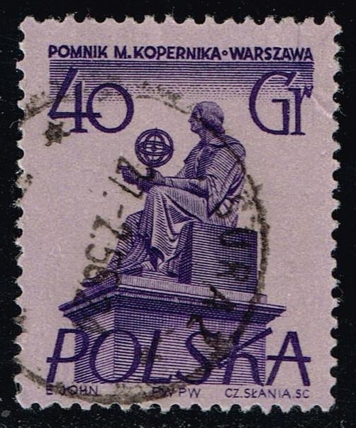 Poland #672 Nicolaus Copernicus; Used