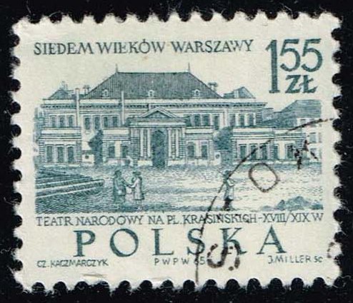Poland #1340 National Theater; CTO