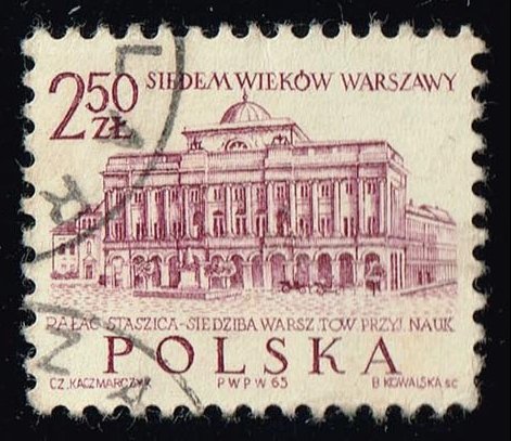 Poland #1341 Staszik Palace; CTO