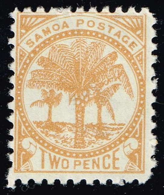 Samoa #13g Palms; Unused