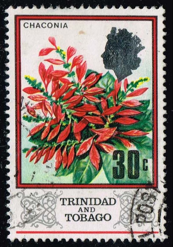 Trinidad & Tobago #154 Wild Pointsettia; Used