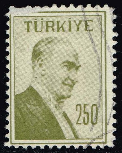Turkey #1283 Kemal Ataturk; Used