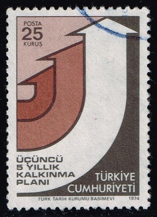 Turkey #1992 3rd 5-Year Development Program; Used