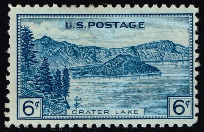 US #745 Crater Lake; Unused