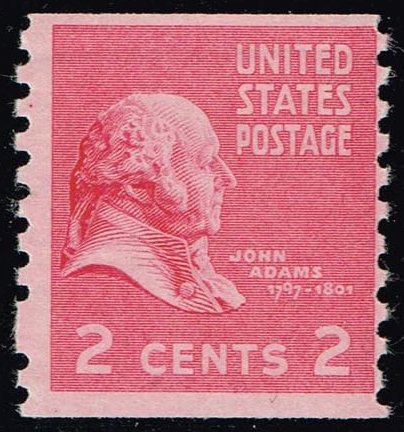 US #841 John Adams; Unused