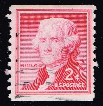 US #1055b Thomas Jefferson; Used