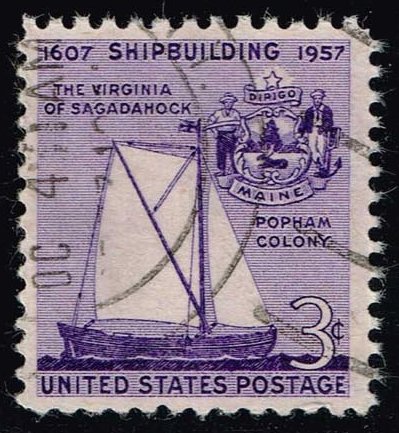 US #1095 Shipbuilding; Used