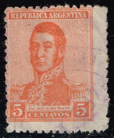 Argentina #253 Jose de San Martin; Used