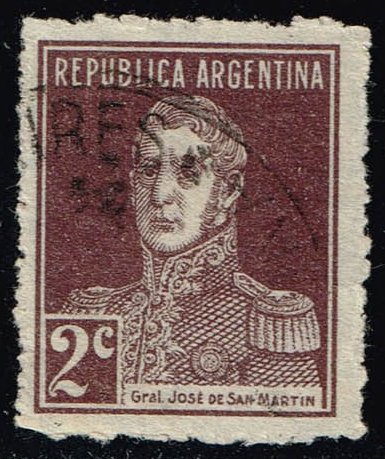 Argentina #342 Jose de San Martin; Used