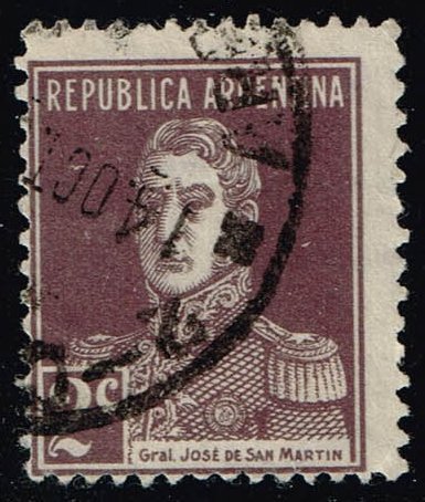 Argentina #342 Jose de San Martin; Used