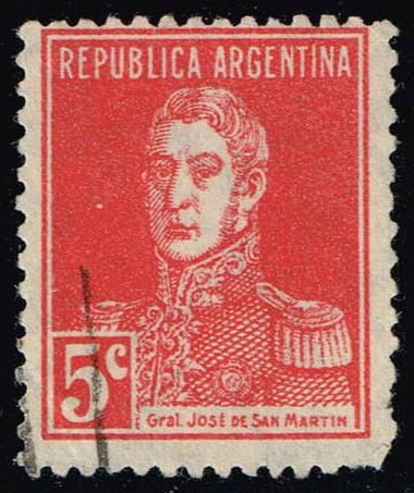 Argentina #345 Jose de San Martin; Used