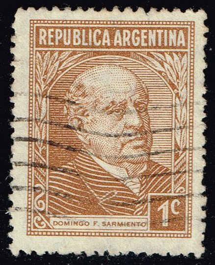 Argentina #419 Domingo Sarmiento; Used