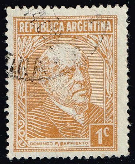 Argentina #419 Domingo Sarmiento; Used