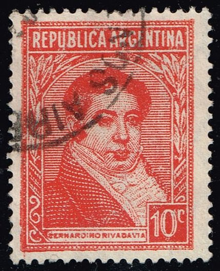Argentina #430 Bernardino Rivadavia; Used