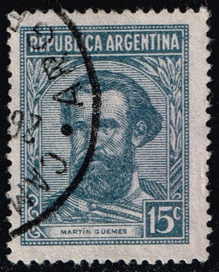 Argentina #492 Martin Guemes; Used